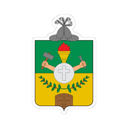 Escudo de Supia (Colombia) (Coat of Arms) STICKER Vinyl Kiss-Cut Decal 6 Inch White - The Sticker Space
