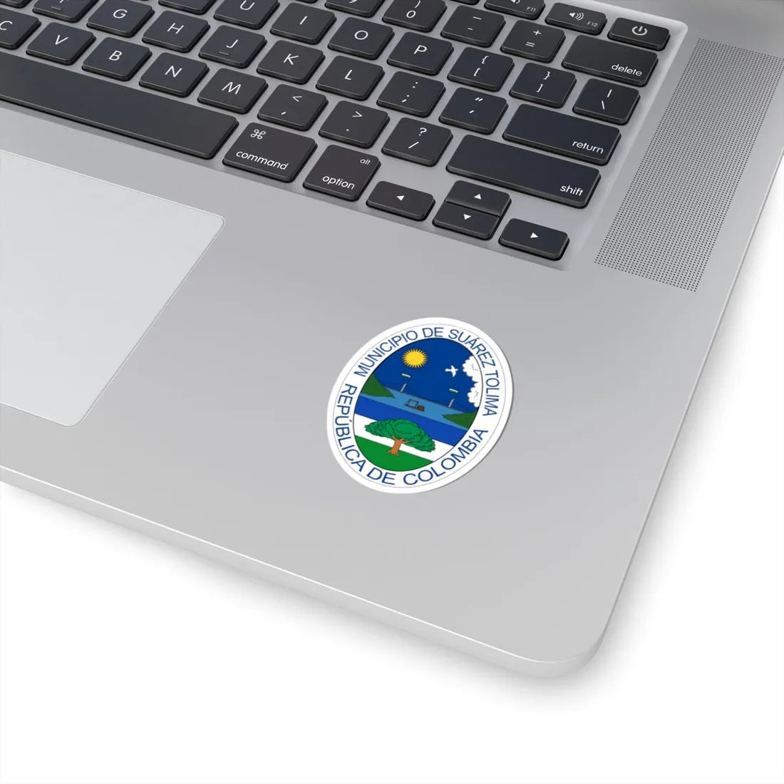 Escudo de Suárez - Tolima (Colombia) (Coat of Arms) STICKER Vinyl Kiss-Cut Decal - The Sticker Space
