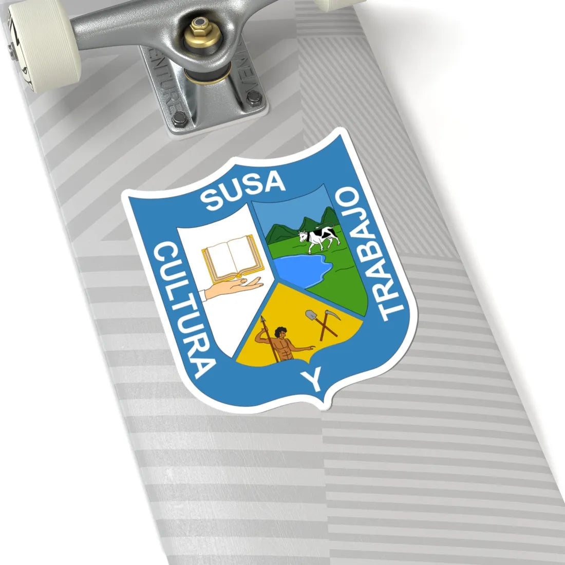 Escudo de Susa - Cundinamarca (Colombia) (Coat of Arms) STICKER Vinyl Kiss-Cut Decal - The Sticker Space