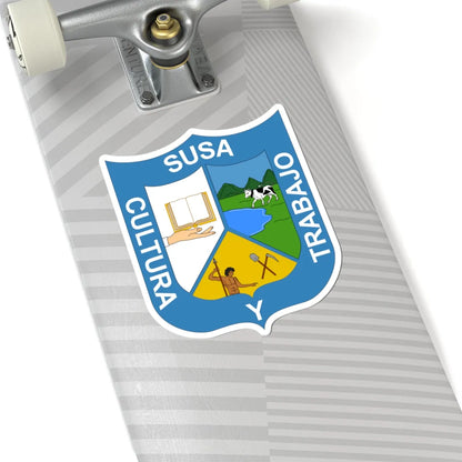 Escudo de Susa - Cundinamarca (Colombia) (Coat of Arms) STICKER Vinyl Kiss-Cut Decal - The Sticker Space