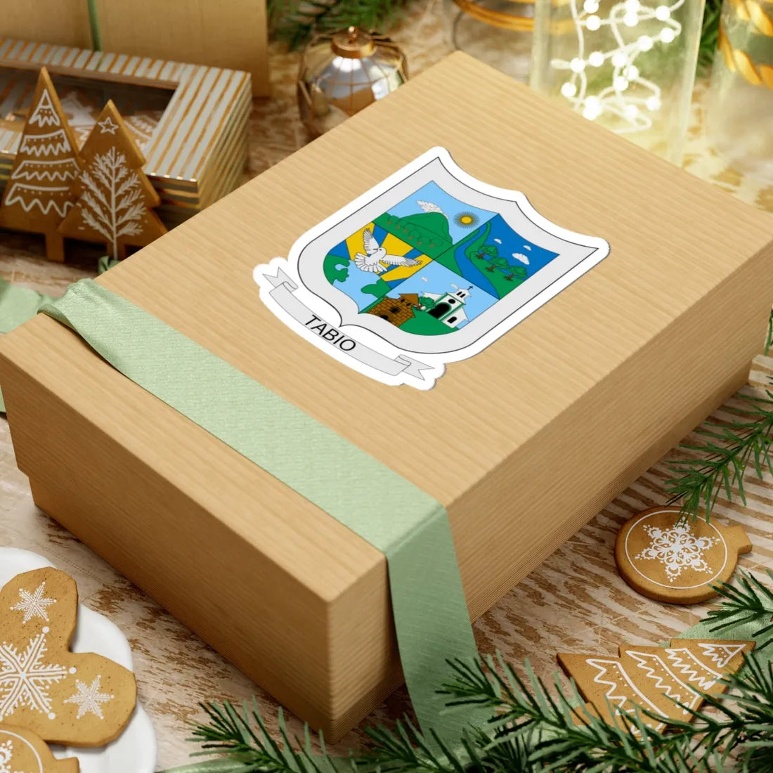 Escudo de Tabio (Colombia) (Coat of Arms) STICKER Vinyl Kiss-Cut Decal - The Sticker Space