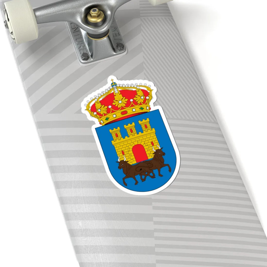 Escudo de Talavera de la Reina (Spain) (Coat of Arms) STICKER Vinyl Kiss-Cut Decal - The Sticker Space