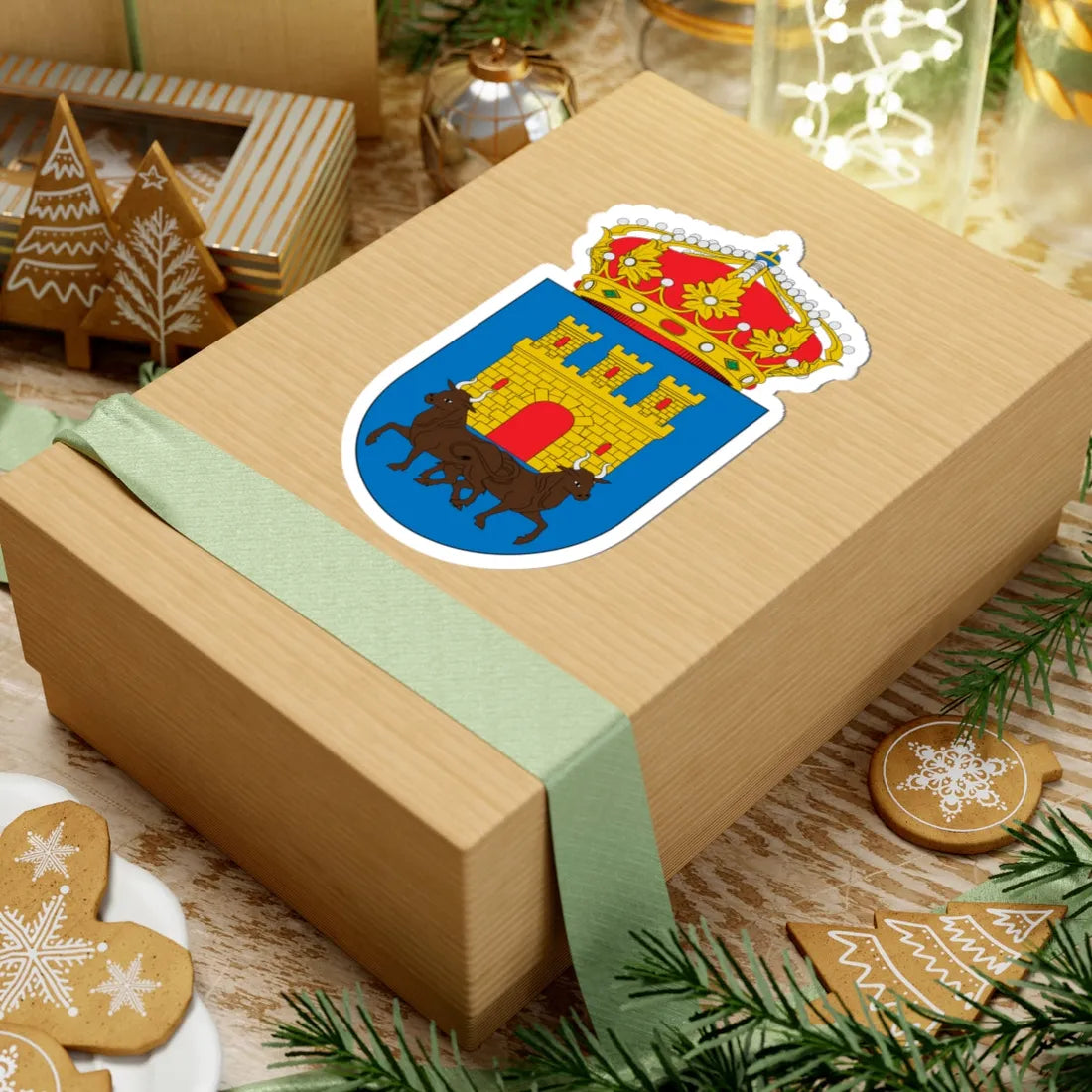 Escudo de Talavera de la Reina (Spain) (Coat of Arms) STICKER Vinyl Kiss-Cut Decal - The Sticker Space