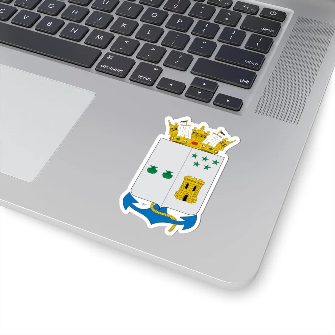 Escudo de Talcahuano (Chile) (Coat of Arms) STICKER Vinyl Kiss-Cut Decal - The Sticker Space