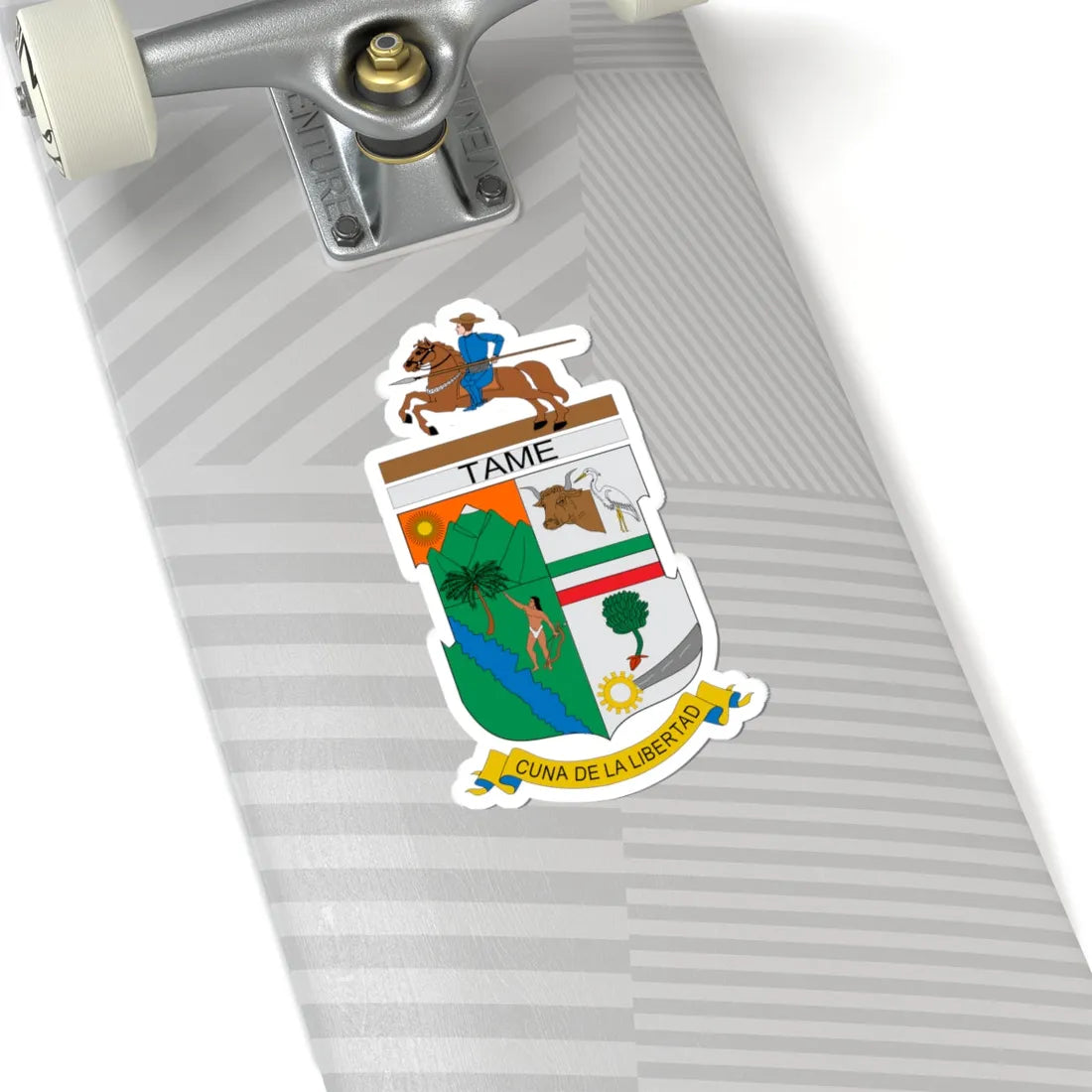 Escudo de Tame Arauca (Colombia) (Coat of Arms) STICKER Vinyl Kiss-Cut Decal - The Sticker Space