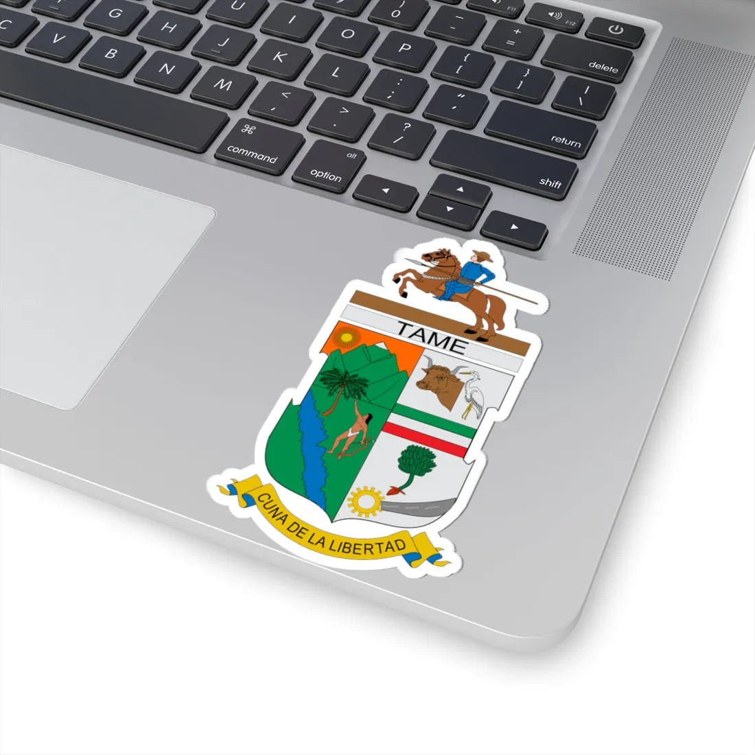 Escudo de Tame Arauca (Colombia) (Coat of Arms) STICKER Vinyl Kiss-Cut Decal - The Sticker Space