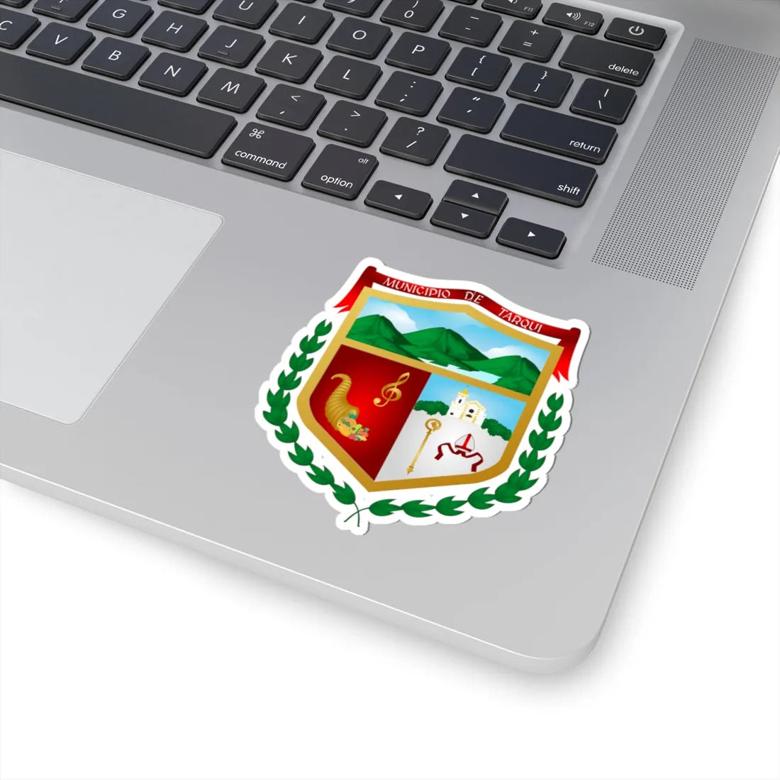 Escudo de Tarqui Huila (Colombia) (Coat of Arms) STICKER Vinyl Kiss-Cut Decal - The Sticker Space