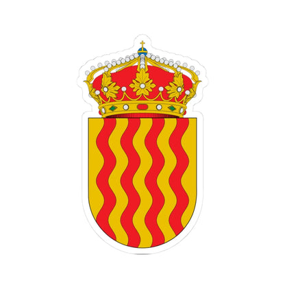 Escudo de Tarragona (Spain) (Coat of Arms) STICKER Vinyl Kiss-Cut Decal 3 Inch White - The Sticker Space
