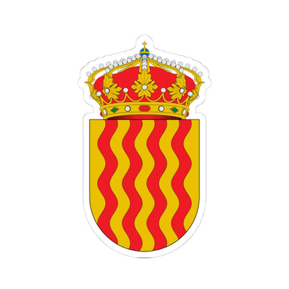 Escudo de Tarragona (Spain) (Coat of Arms) STICKER Vinyl Kiss-Cut Decal 4 Inch White - The Sticker Space