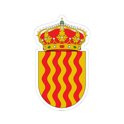 Escudo de Tarragona (Spain) (Coat of Arms) STICKER Vinyl Kiss-Cut Decal 6 Inch White - The Sticker Space