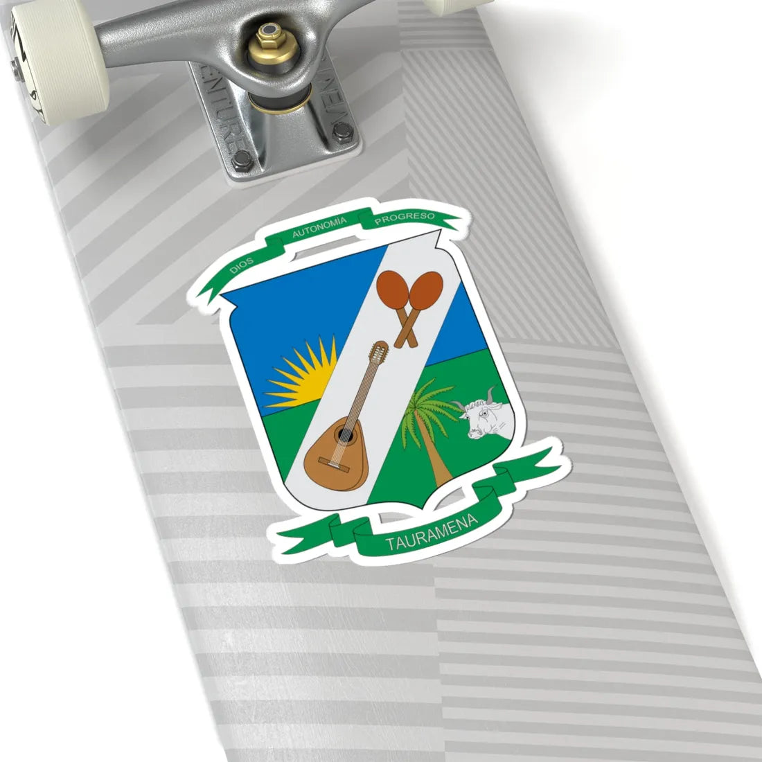 Escudo de Tauramena (Colombia) (Coat of Arms) STICKER Vinyl Kiss-Cut Decal - The Sticker Space