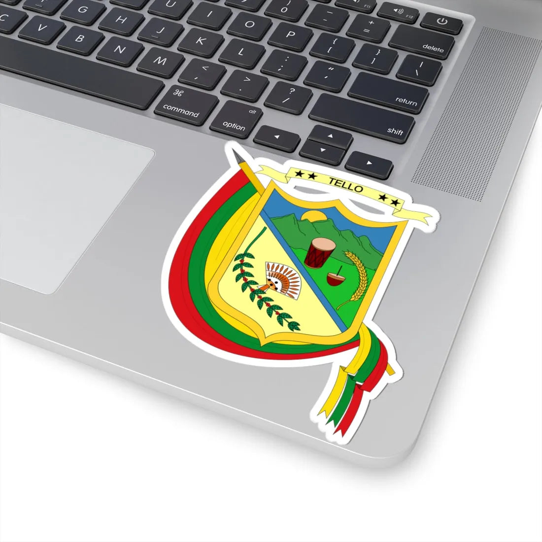 Escudo de Tello - Huila (Colombia) (Coat of Arms) STICKER Vinyl Kiss-Cut Decal - The Sticker Space