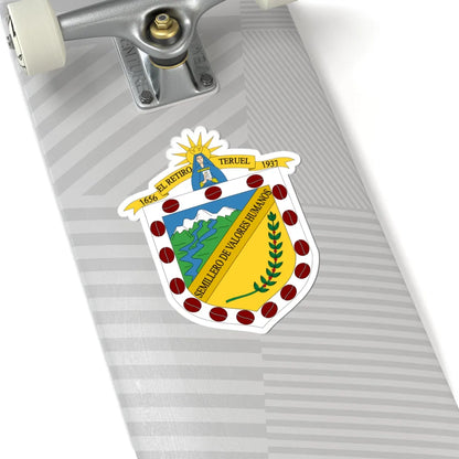Escudo de Teruel - Huila (Colombia) (Coat of Arms) STICKER Vinyl Kiss-Cut Decal - The Sticker Space