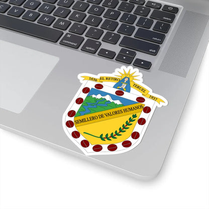 Escudo de Teruel - Huila (Colombia) (Coat of Arms) STICKER Vinyl Kiss-Cut Decal - The Sticker Space