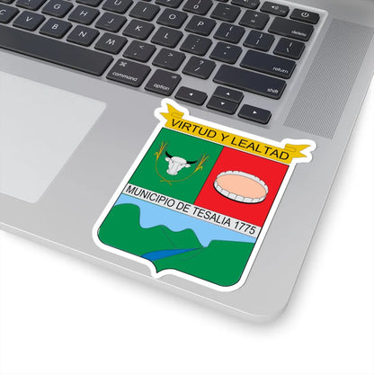 Escudo de Tesalia Huila (Colombia) (Coat of Arms) STICKER Vinyl Kiss-Cut Decal - The Sticker Space