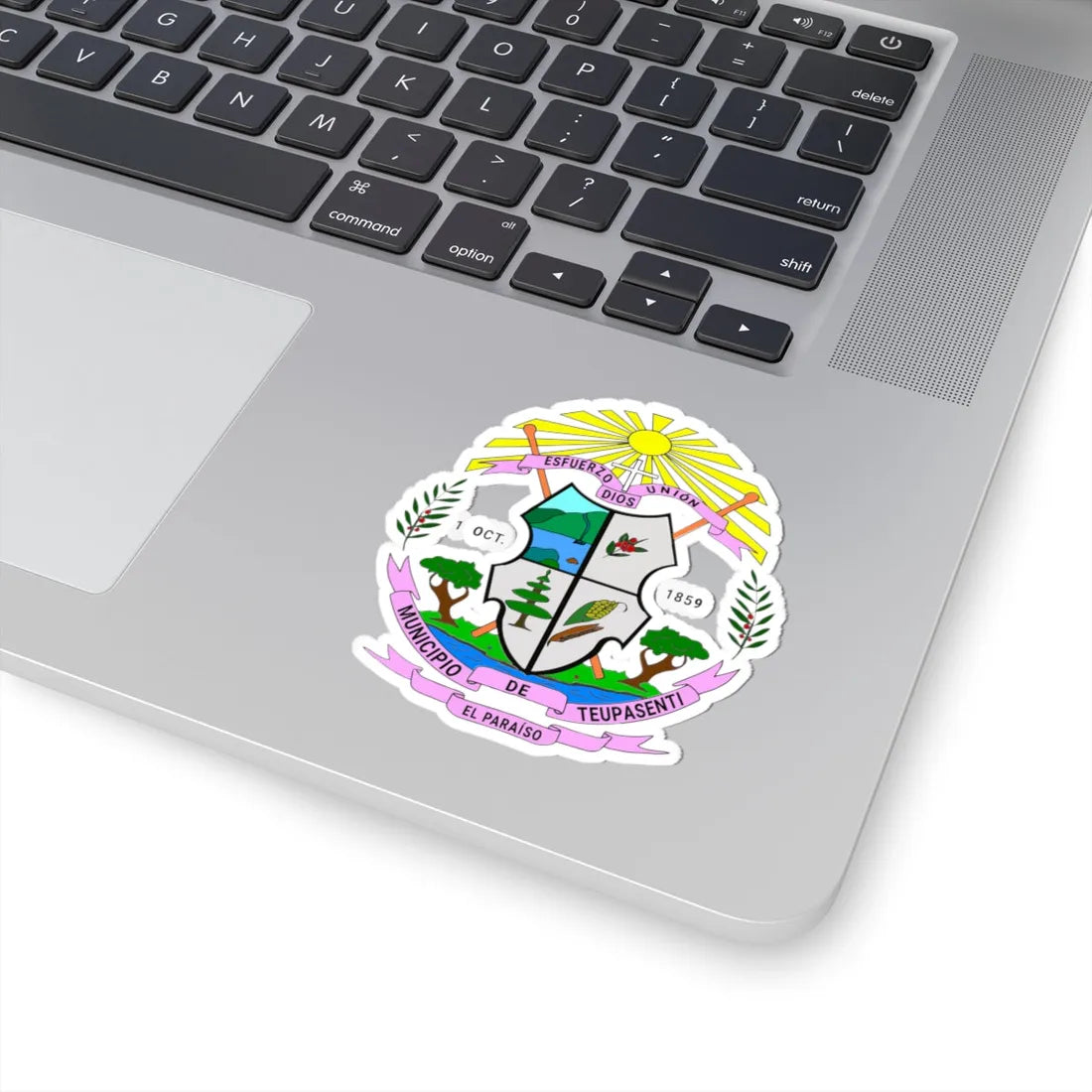 Escudo de Teupasenti (Honduras) (Coat of Arms) STICKER Vinyl Kiss-Cut Decal - The Sticker Space