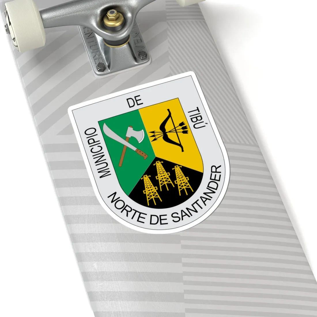 Escudo de Tibú (Colombia) (Coat of Arms) STICKER Vinyl Kiss-Cut Decal - The Sticker Space