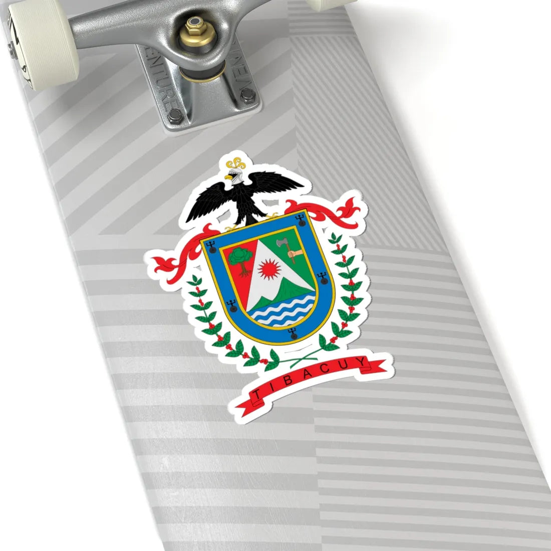 Escudo de Tibacuy (Colombia) (Coat of Arms) STICKER Vinyl Kiss-Cut Decal - The Sticker Space