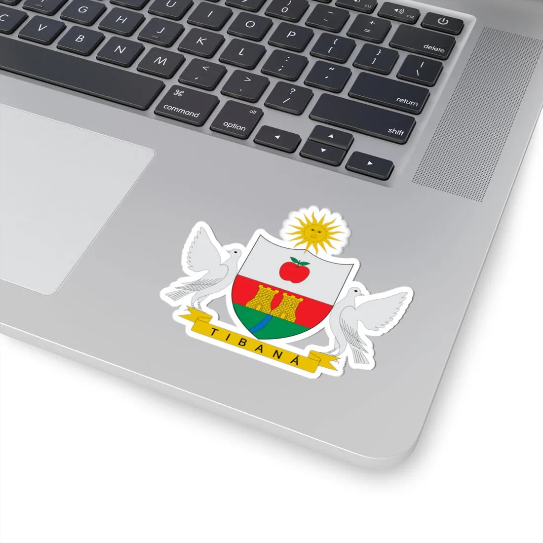 Escudo de Tibaná Boyacá (Colombia) (Coat of Arms) STICKER Vinyl Kiss-Cut Decal - The Sticker Space