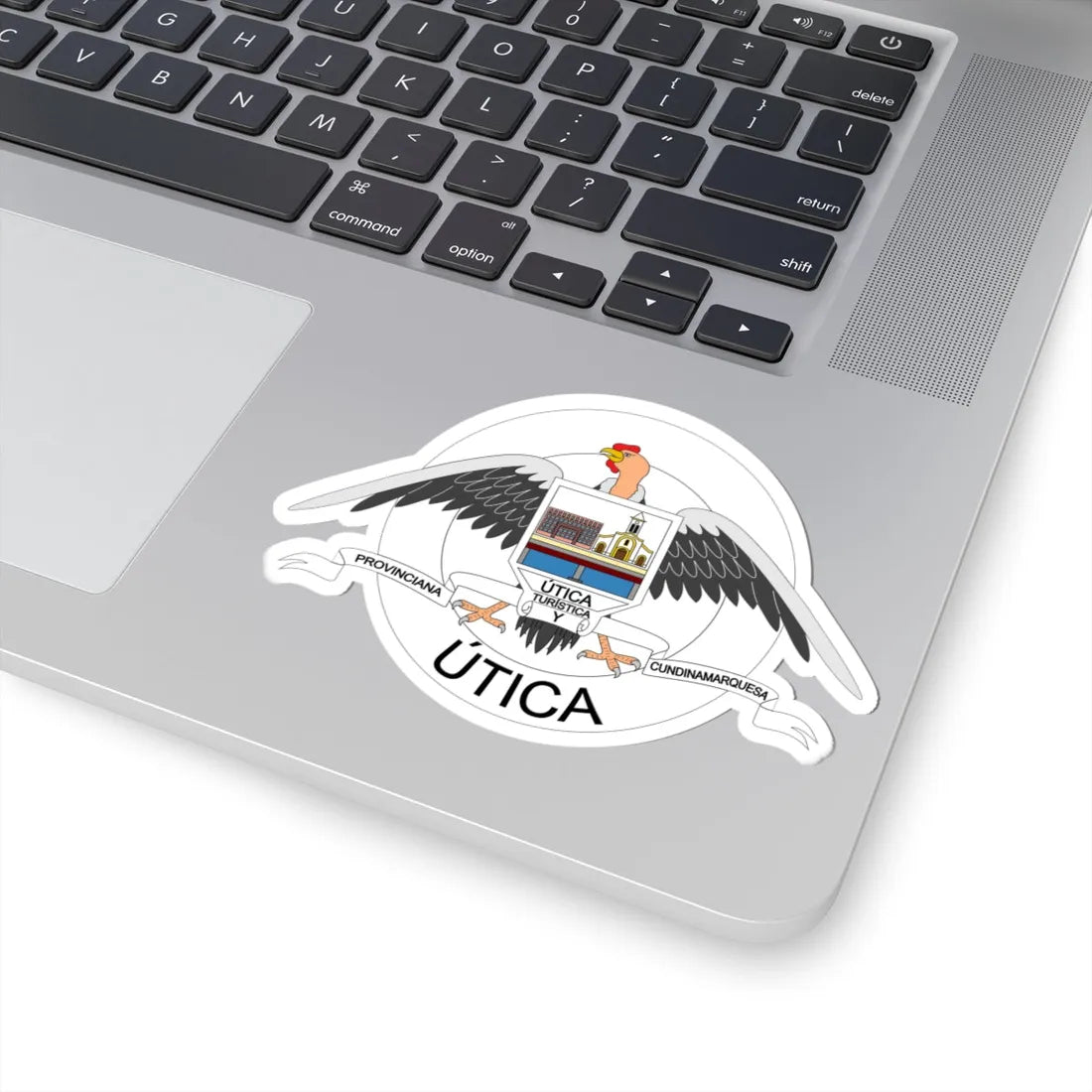 Escudo de Útica - Cundinamarca (Colombia) (Coat of Arms) STICKER Vinyl Kiss-Cut Decal - The Sticker Space