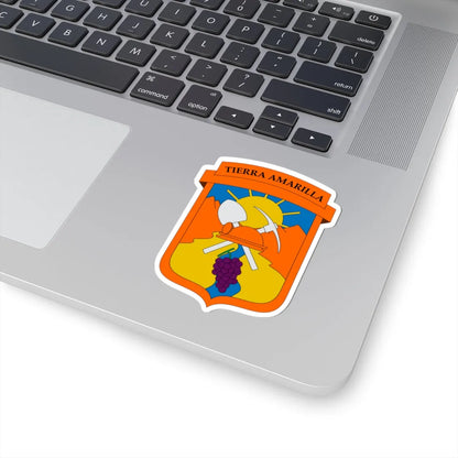 Escudo de Tierra Amarilla (Chile) (Coat of Arms) STICKER Vinyl Kiss-Cut Decal - The Sticker Space