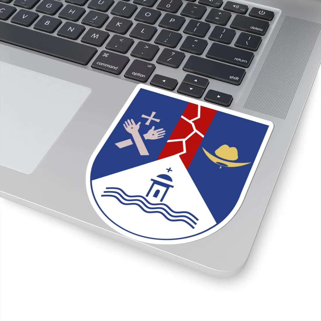Escudo de Tierranueva San Luis Potosí (Mexico) (Coat of Arms) STICKER Vinyl Kiss-Cut Decal - The Sticker Space