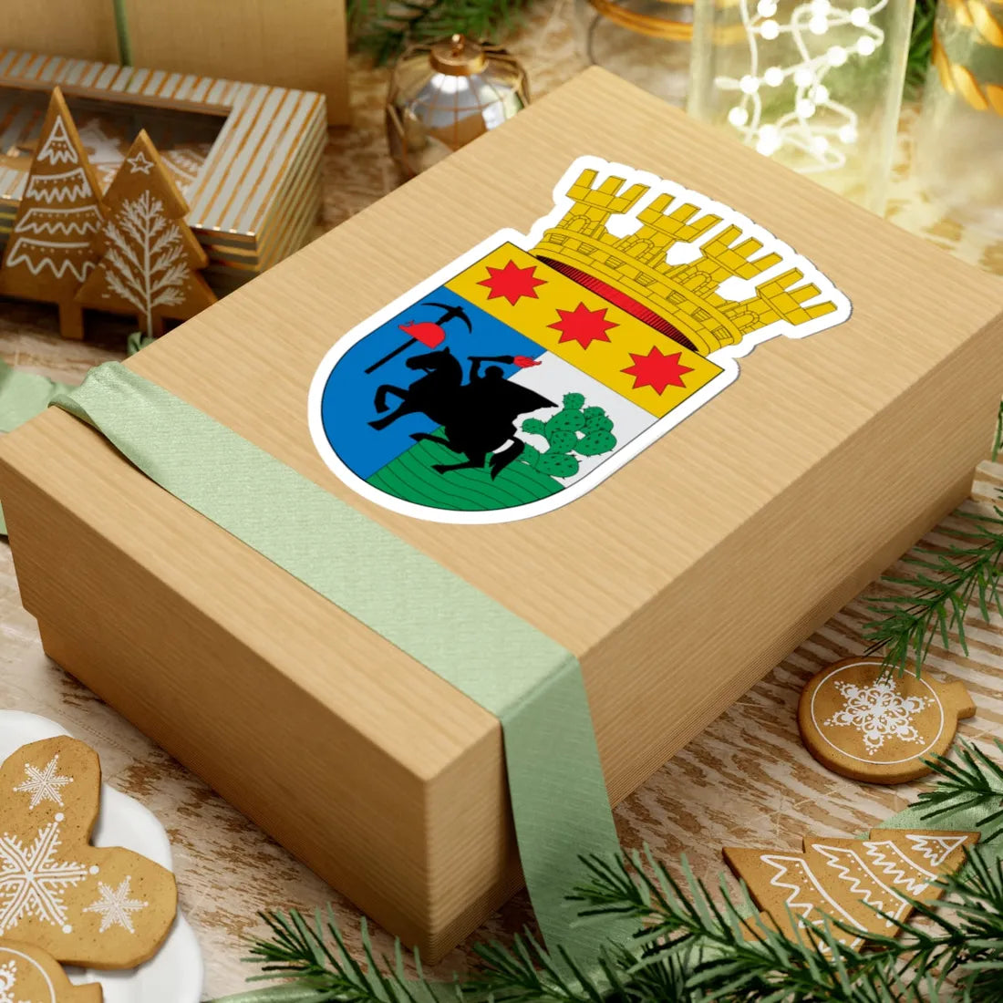 Escudo de Tiltil (Chile) (Coat of Arms) STICKER Vinyl Kiss-Cut Decal - The Sticker Space