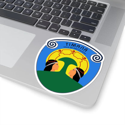 Escudo de Timana Huila (Colombia) (Coat of Arms) STICKER Vinyl Kiss-Cut Decal - The Sticker Space