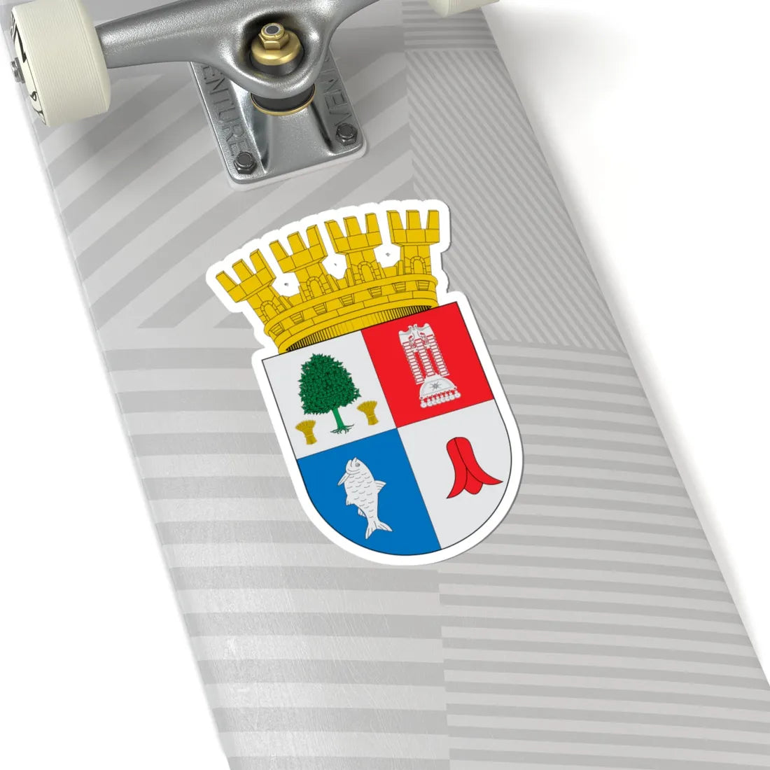 Escudo de Tirúa (Chile) (Coat of Arms) STICKER Vinyl Kiss-Cut Decal - The Sticker Space