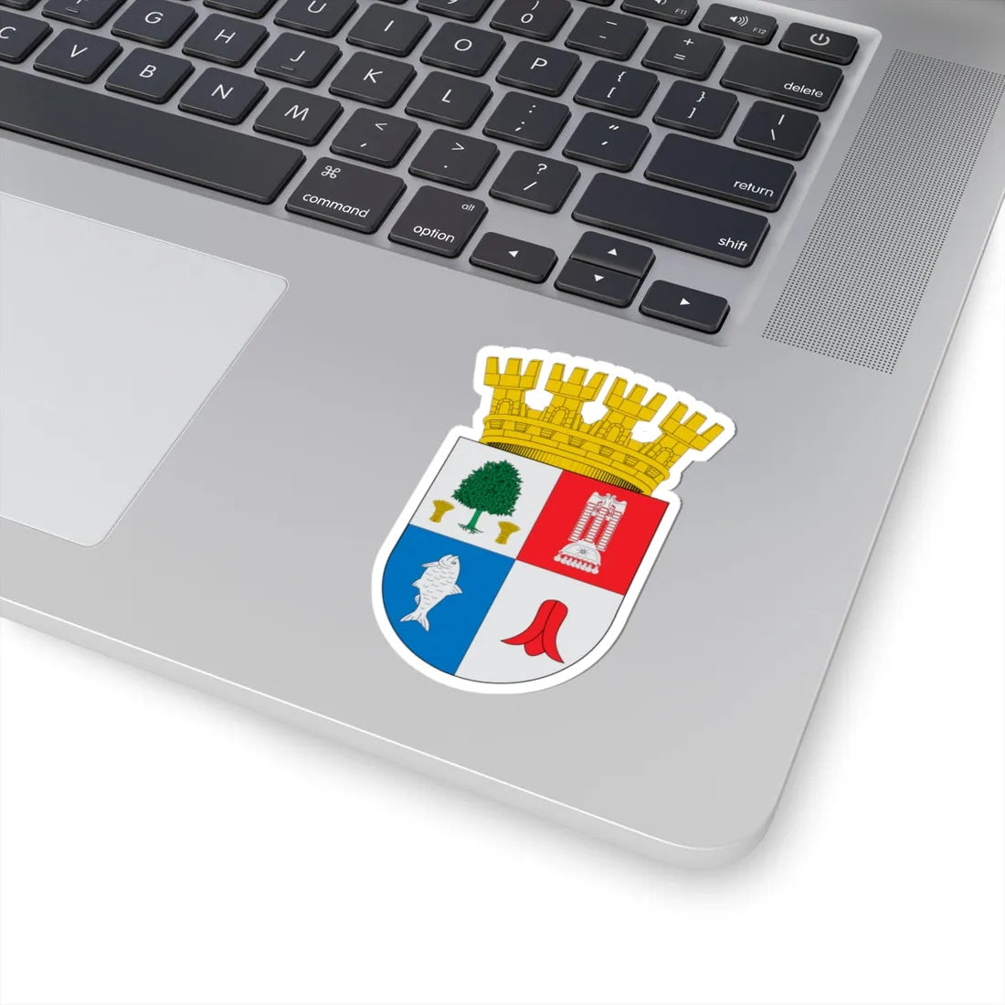 Escudo de Tirúa (Chile) (Coat of Arms) STICKER Vinyl Kiss-Cut Decal - The Sticker Space