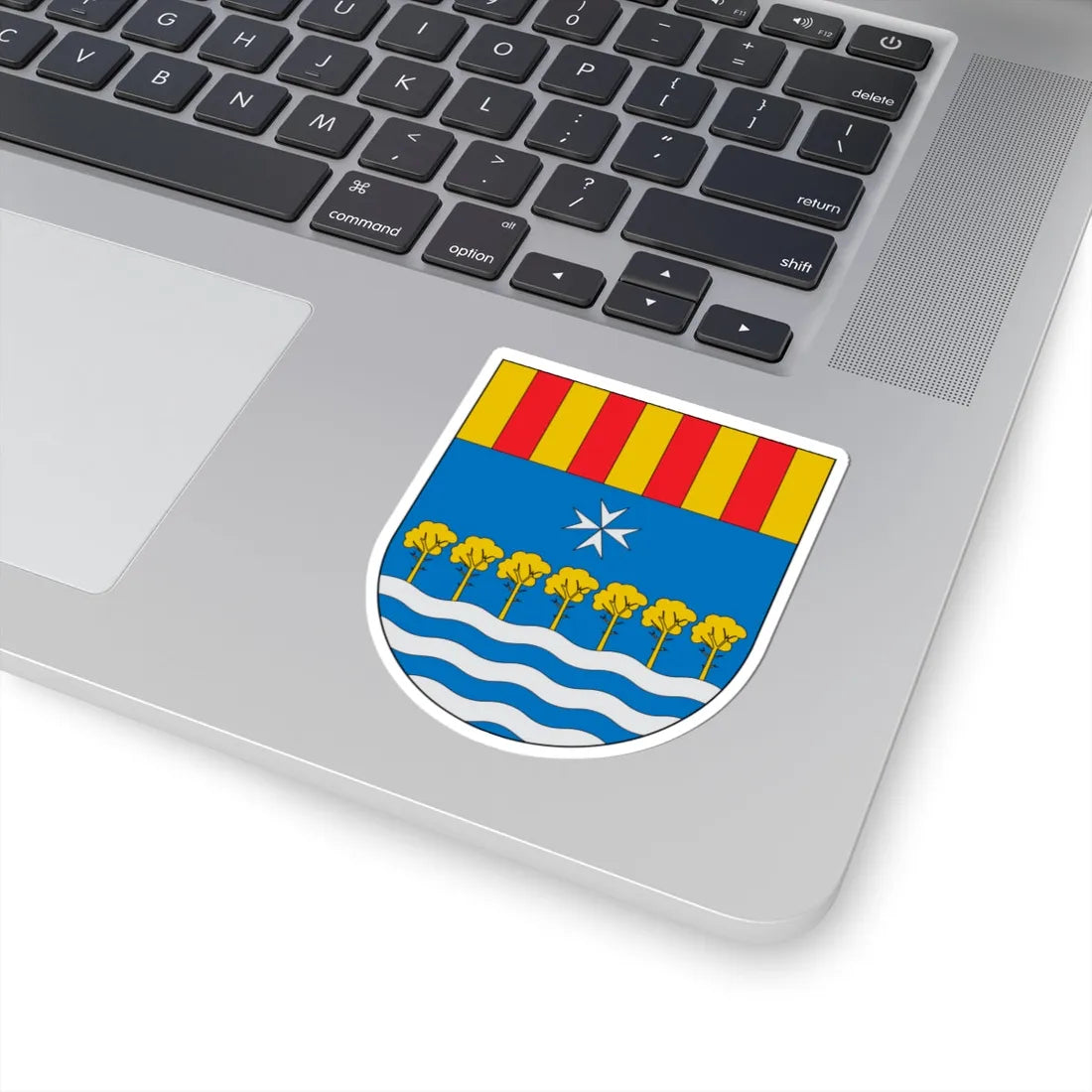 Escudo de Tivenys (Spain) (Coat of Arms) STICKER Vinyl Kiss-Cut Decal - The Sticker Space