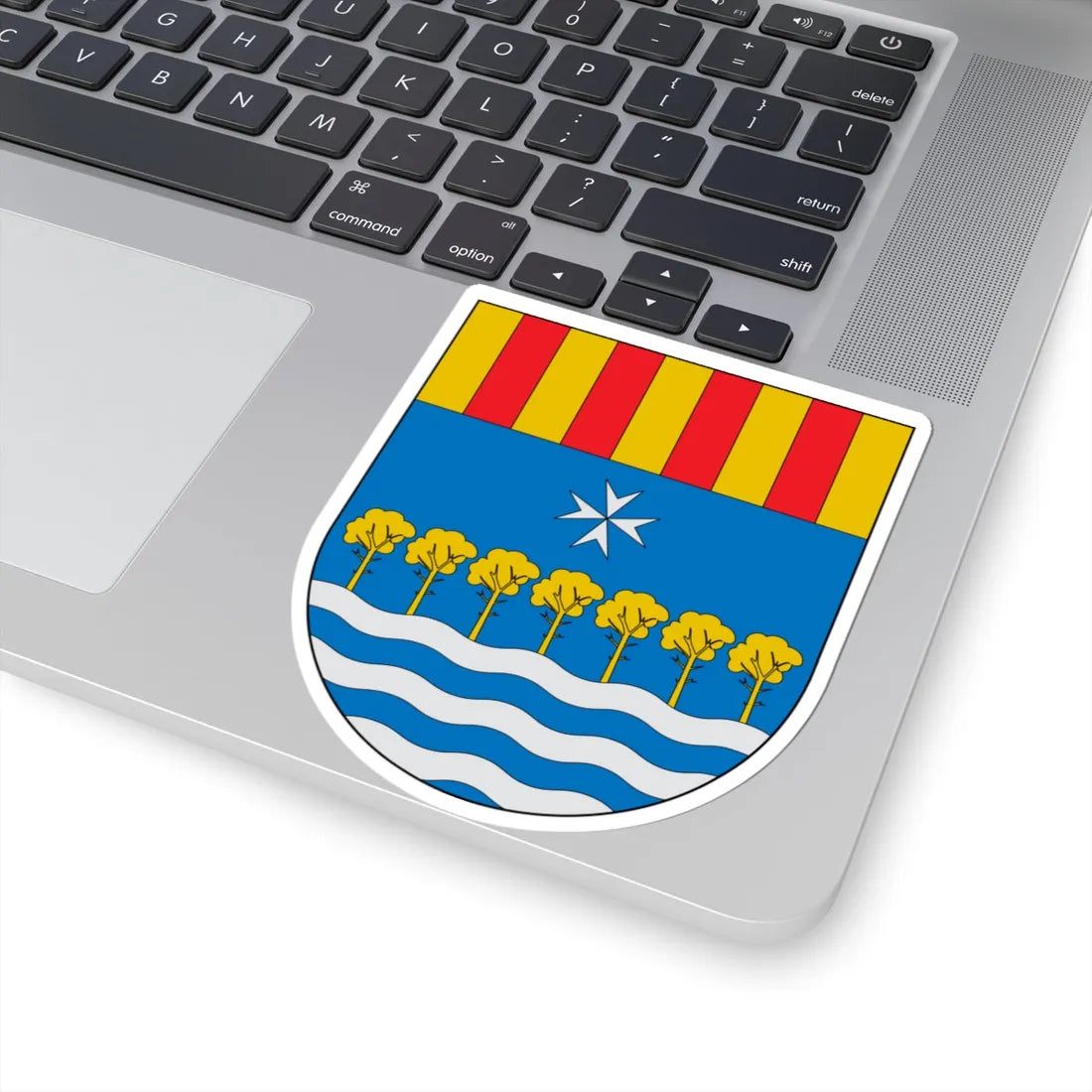 Escudo de Tivenys (Spain) (Coat of Arms) STICKER Vinyl Kiss-Cut Decal - The Sticker Space