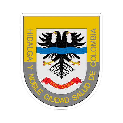 Escudo de Tocaima (Colombia) (Coat of Arms) STICKER Vinyl Kiss-Cut Decal 3 Inch White - The Sticker Space