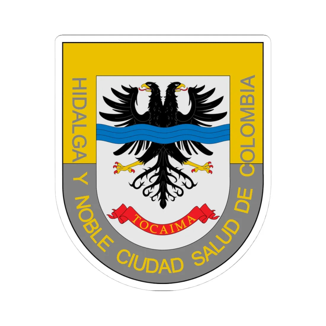 Escudo de Tocaima (Colombia) (Coat of Arms) STICKER Vinyl Kiss-Cut Decal - The Sticker Space