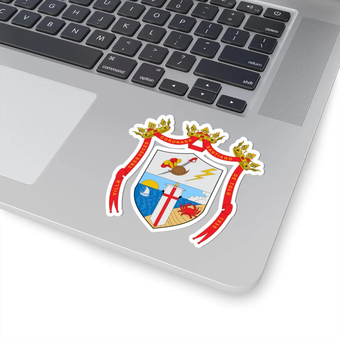 Escudo de Tolú (Colombia) (Coat of Arms) STICKER Vinyl Kiss-Cut Decal - The Sticker Space