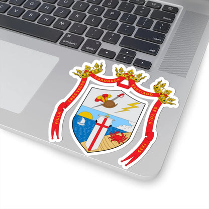 Escudo de Tolú (Colombia) (Coat of Arms) STICKER Vinyl Kiss-Cut Decal - The Sticker Space