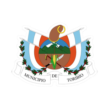 Escudo de Toribío - Cauca (Colombia) (Coat of Arms) STICKER Vinyl Kiss-Cut Decal - The Sticker Space