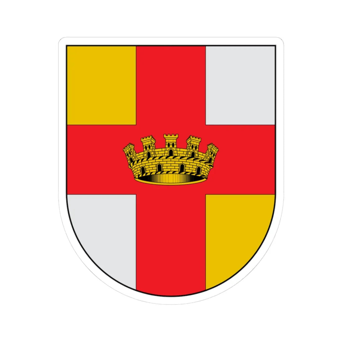 Escudo de Toro-Valle del Cauca (Colombia) (Coat of Arms) STICKER Vinyl Kiss-Cut Decal - The Sticker Space