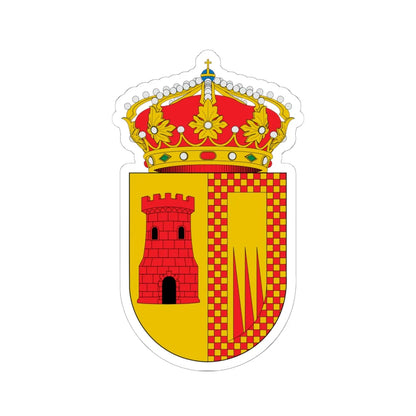 Escudo de Torre-Cardela (Spain) (Coat of Arms) STICKER Vinyl Kiss-Cut Decal 6 Inch White - The Sticker Space