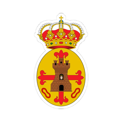 Escudo de Torredonjimeno (Spain) (Coat of Arms) STICKER Vinyl Kiss-Cut Decal 4 Inch White - The Sticker Space