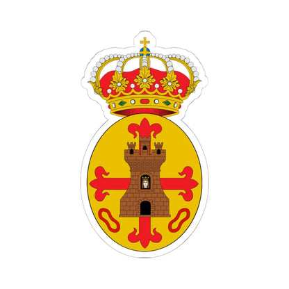 Escudo de Torredonjimeno (Spain) (Coat of Arms) STICKER Vinyl Kiss-Cut Decal 6 Inch White - The Sticker Space
