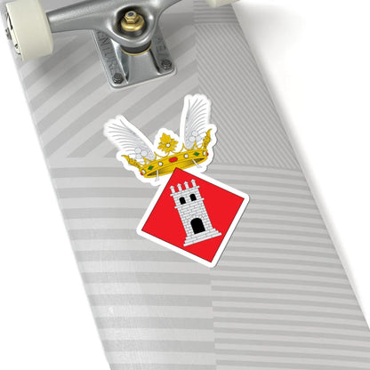 Escudo de Tortosa (Spain) (Coat of Arms) STICKER Vinyl Kiss-Cut Decal - The Sticker Space