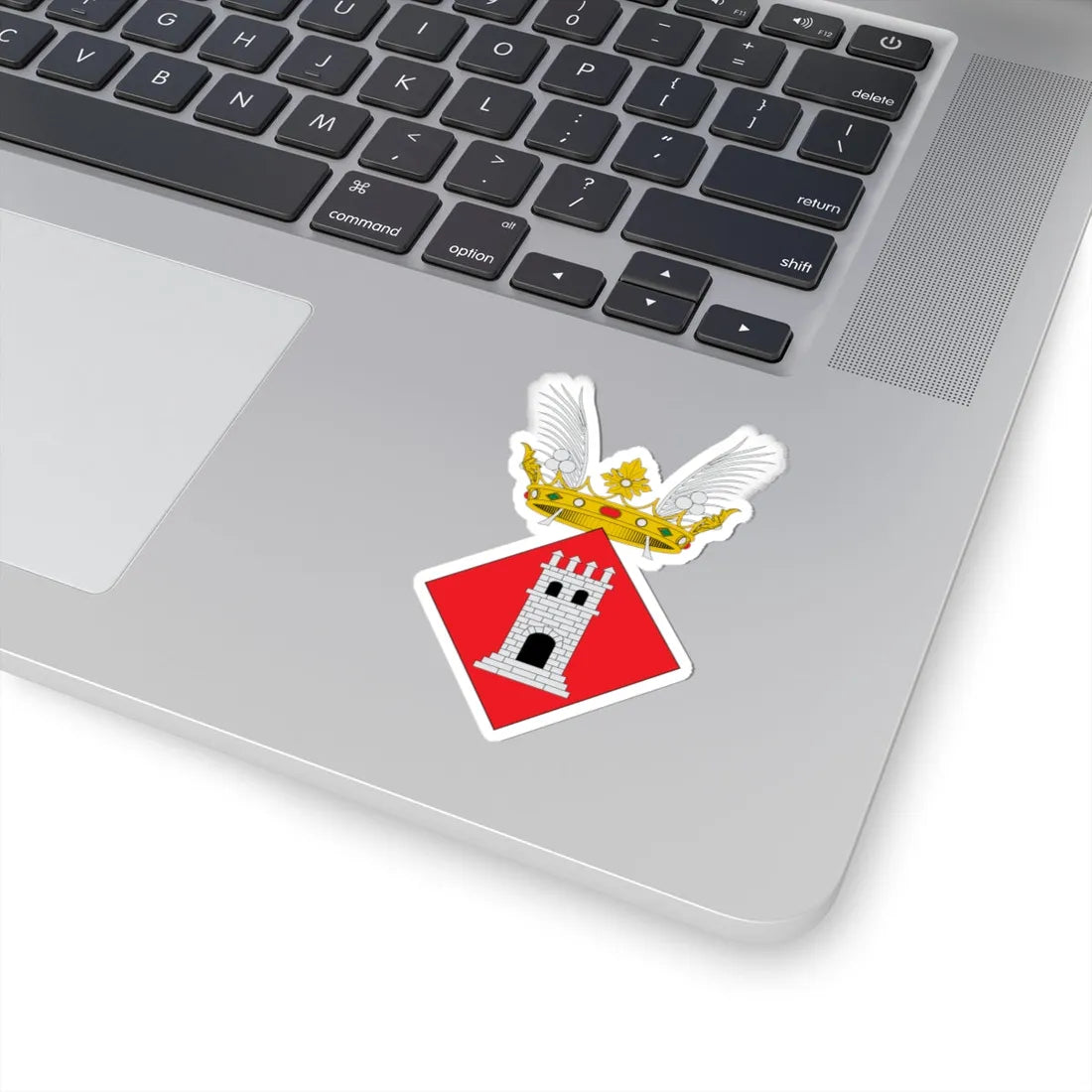 Escudo de Tortosa (Spain) (Coat of Arms) STICKER Vinyl Kiss-Cut Decal - The Sticker Space