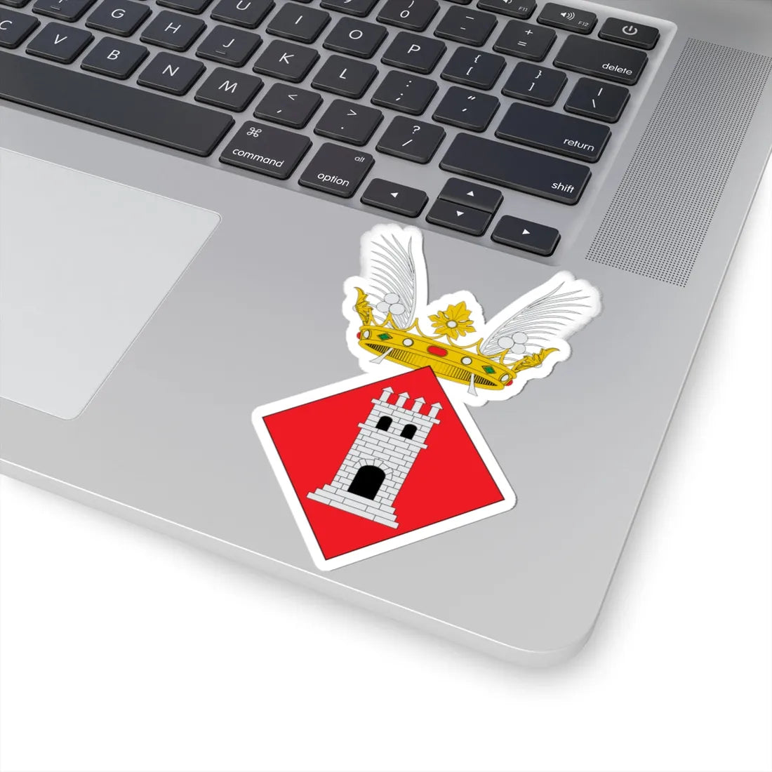 Escudo de Tortosa (Spain) (Coat of Arms) STICKER Vinyl Kiss-Cut Decal - The Sticker Space