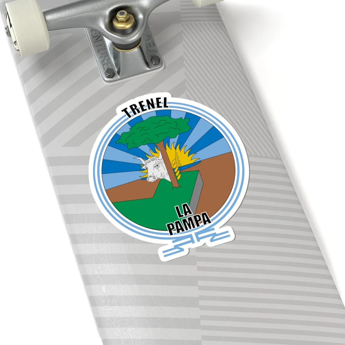 Escudo de Trenel (Argentina) (Coat of Arms) STICKER Vinyl Kiss-Cut Decal - The Sticker Space