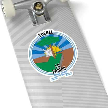 Escudo de Trenel (Argentina) (Coat of Arms) STICKER Vinyl Kiss-Cut Decal - The Sticker Space