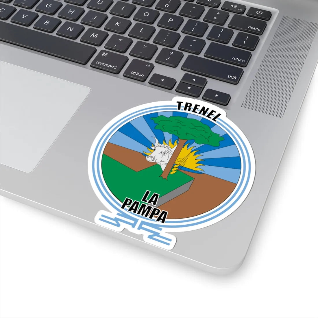 Escudo de Trenel (Argentina) (Coat of Arms) STICKER Vinyl Kiss-Cut Decal - The Sticker Space