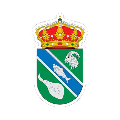 Escudo de Trevélez (Spain) (Coat of Arms) STICKER Vinyl Kiss-Cut Decal 6 Inch White - The Sticker Space