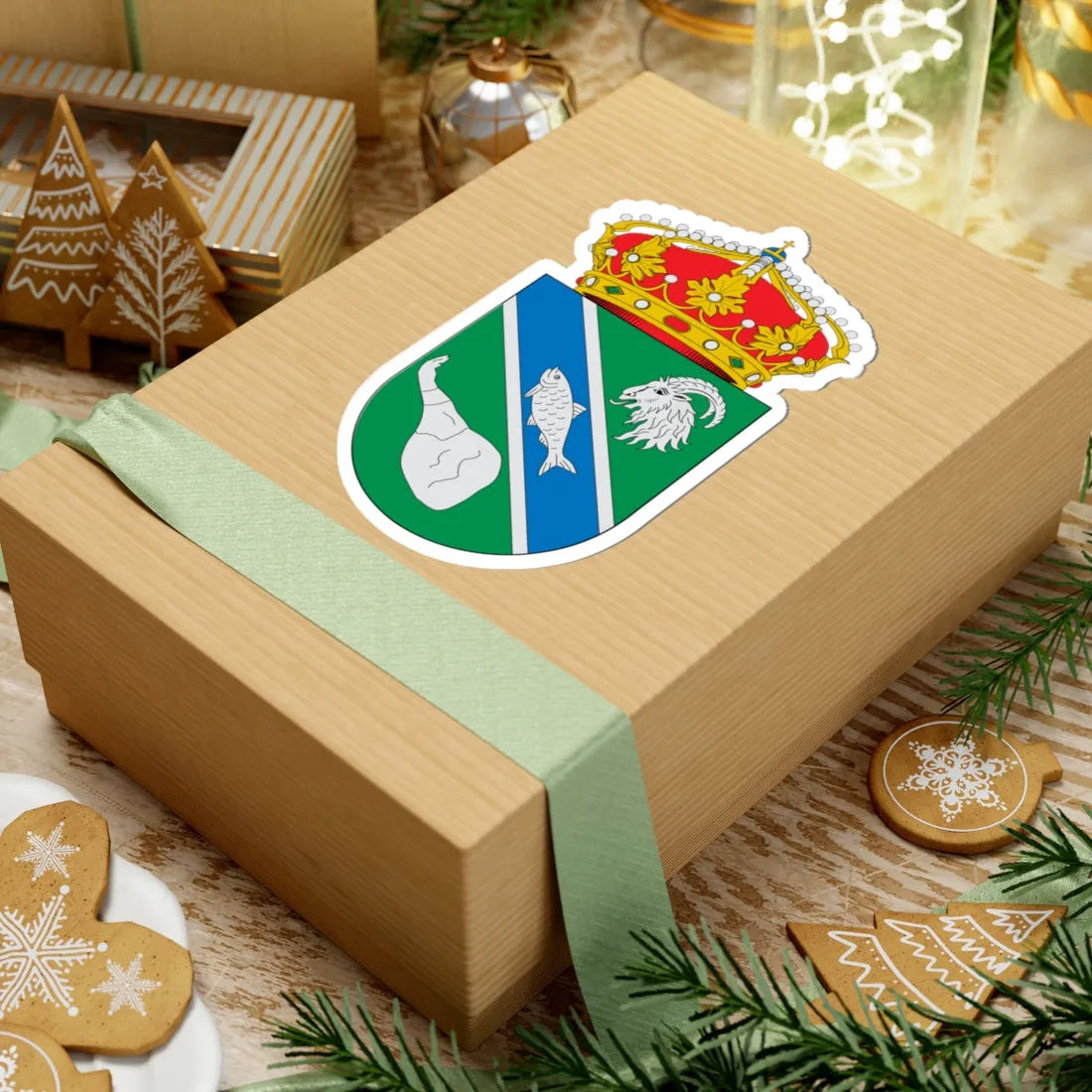 Escudo de Trevélez (Spain) (Coat of Arms) STICKER Vinyl Kiss-Cut Decal - The Sticker Space