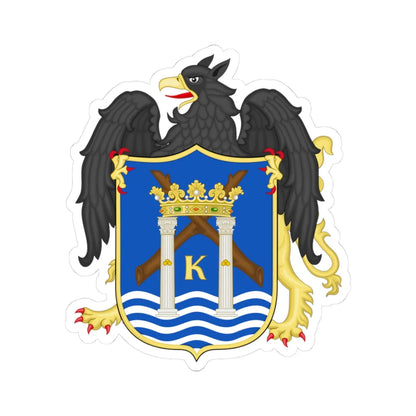 Escudo de Trujillo Perú (Peru) (Coat of Arms) STICKER Vinyl Kiss-Cut Decal - The Sticker Space